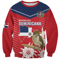 Personalized Dominican Republic Independence Day Sweatshirt Palmchat With Map