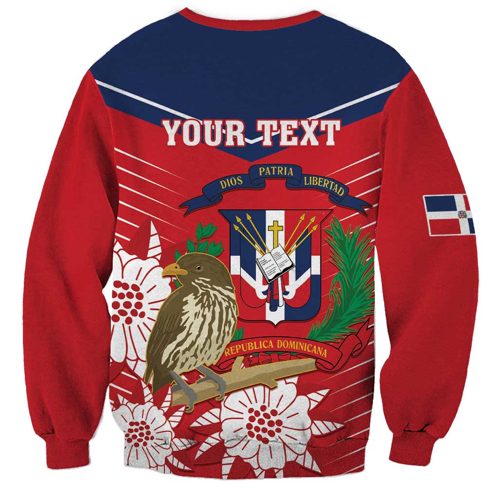 Personalized Dominican Republic Independence Day Sweatshirt Palmchat With Map