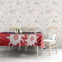 Personalized Dominican Republic Independence Day Tablecloth Palmchat With Map