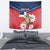 Personalized Dominican Republic Independence Day Tapestry Palmchat With Map