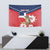 Personalized Dominican Republic Independence Day Tapestry Palmchat With Map