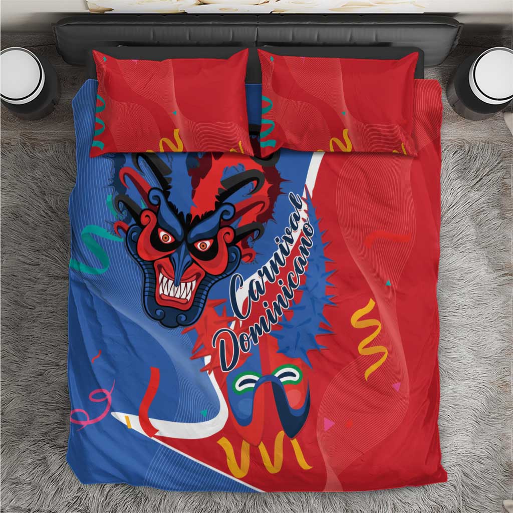 Carnival Dominicano Bedding Set Dominican Republic Diablos Cojuelos Mask