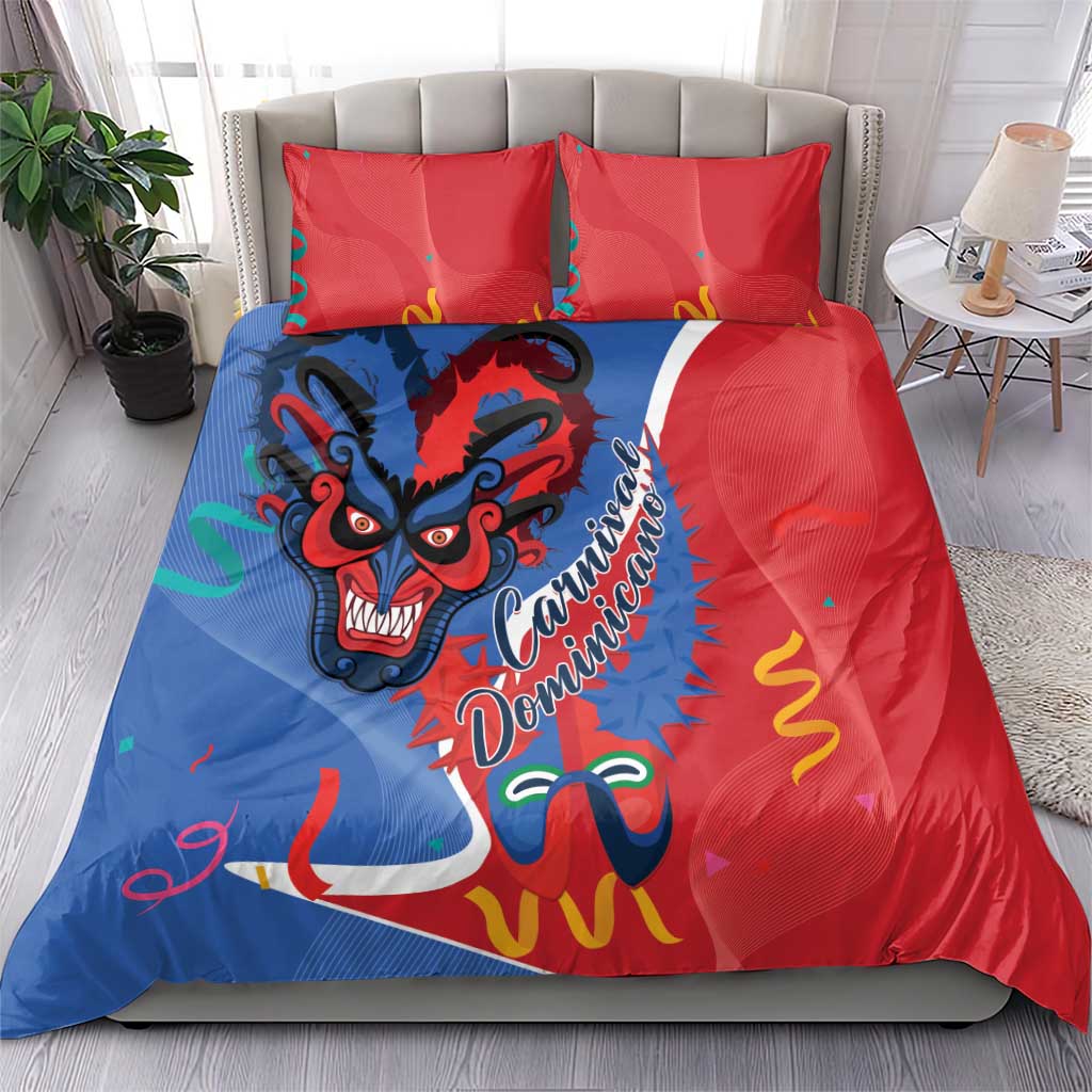 Carnival Dominicano Bedding Set Dominican Republic Diablos Cojuelos Mask