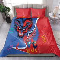 Carnival Dominicano Bedding Set Dominican Republic Diablos Cojuelos Mask