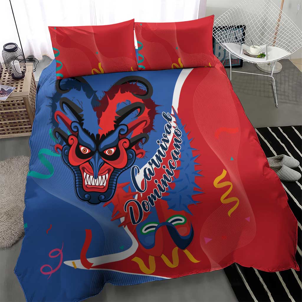 Carnival Dominicano Bedding Set Dominican Republic Diablos Cojuelos Mask