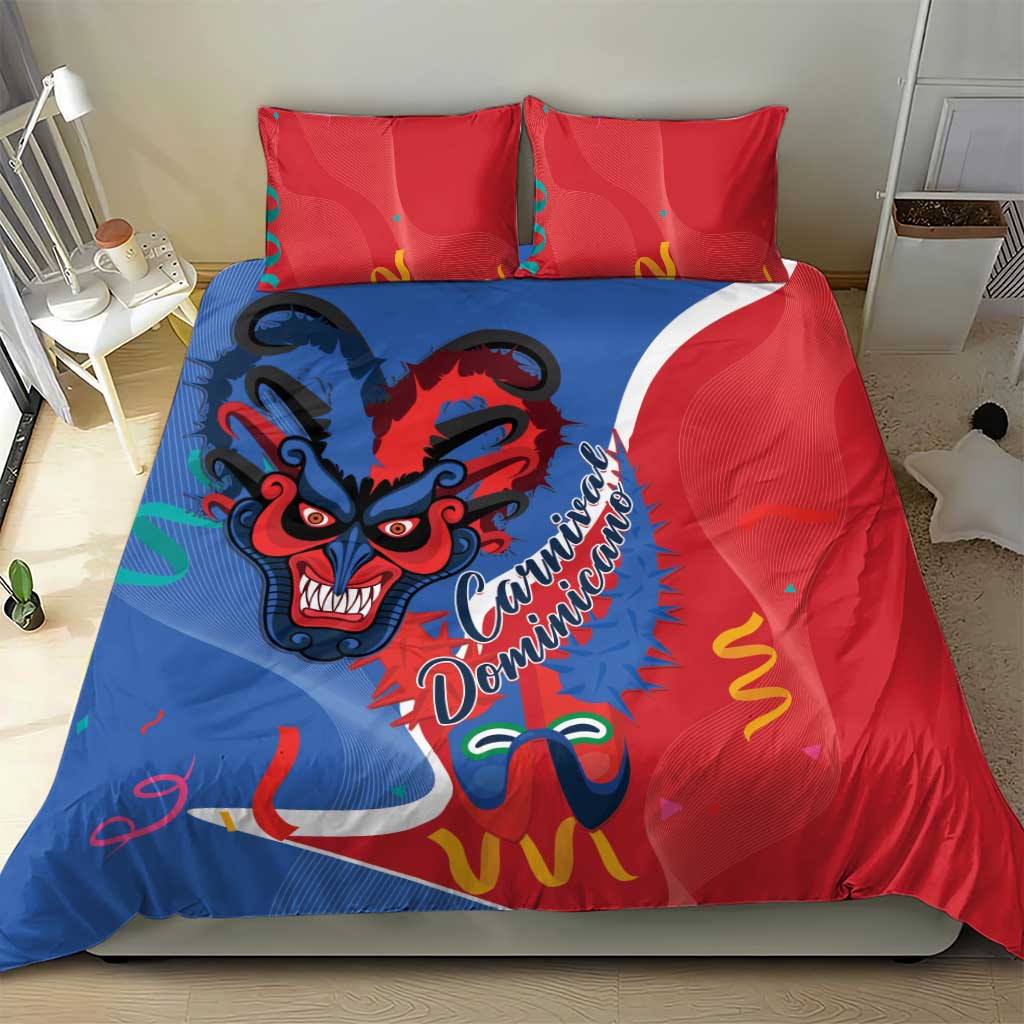 Carnival Dominicano Bedding Set Dominican Republic Diablos Cojuelos Mask
