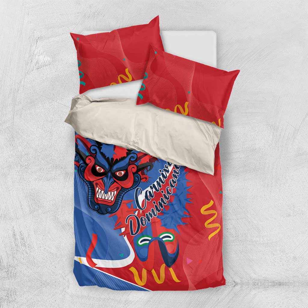 Carnival Dominicano Bedding Set Dominican Republic Diablos Cojuelos Mask