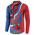 Carnival Dominicano Button Sweatshirt Dominican Republic Diablos Cojuelos Mask