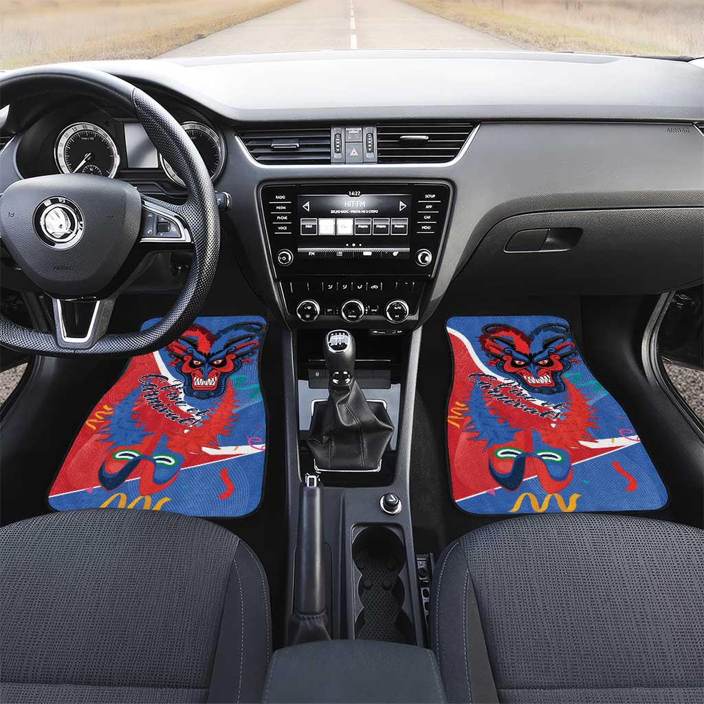 Carnival Dominicano Car Mats Dominican Republic Diablos Cojuelos Mask
