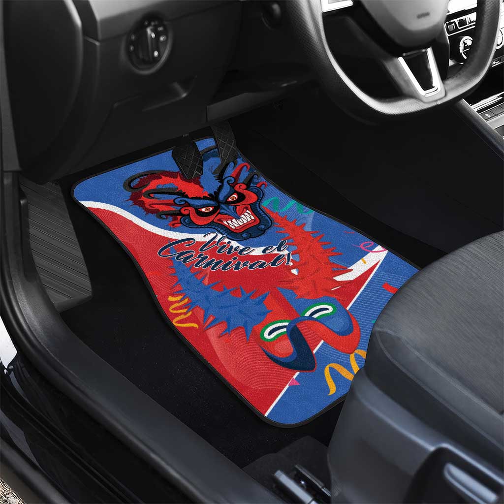 Carnival Dominicano Car Mats Dominican Republic Diablos Cojuelos Mask