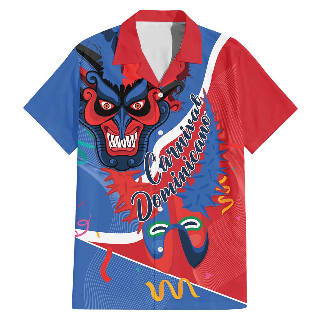 Carnival Dominicano Family Matching Mermaid Dress and Hawaiian Shirt Dominican Republic Diablos Cojuelos Mask