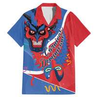 Carnival Dominicano Family Matching Mermaid Dress and Hawaiian Shirt Dominican Republic Diablos Cojuelos Mask