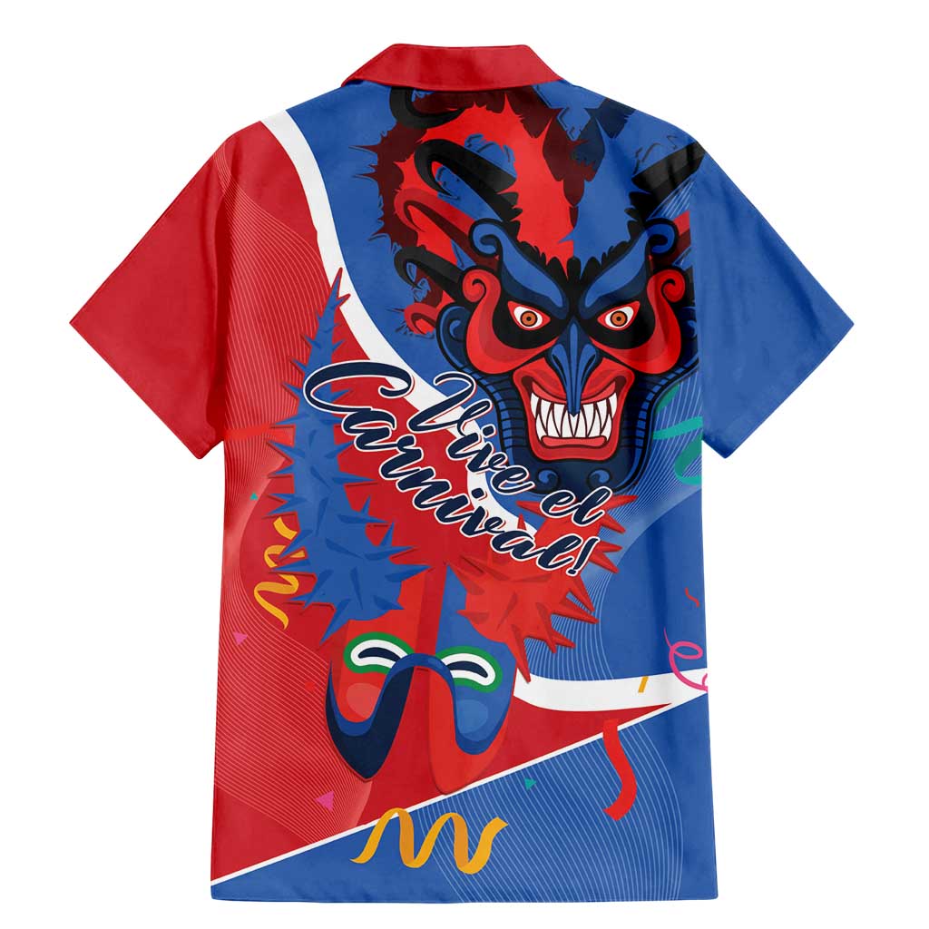 Carnival Dominicano Family Matching Mermaid Dress and Hawaiian Shirt Dominican Republic Diablos Cojuelos Mask