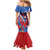 Carnival Dominicano Family Matching Mermaid Dress and Hawaiian Shirt Dominican Republic Diablos Cojuelos Mask