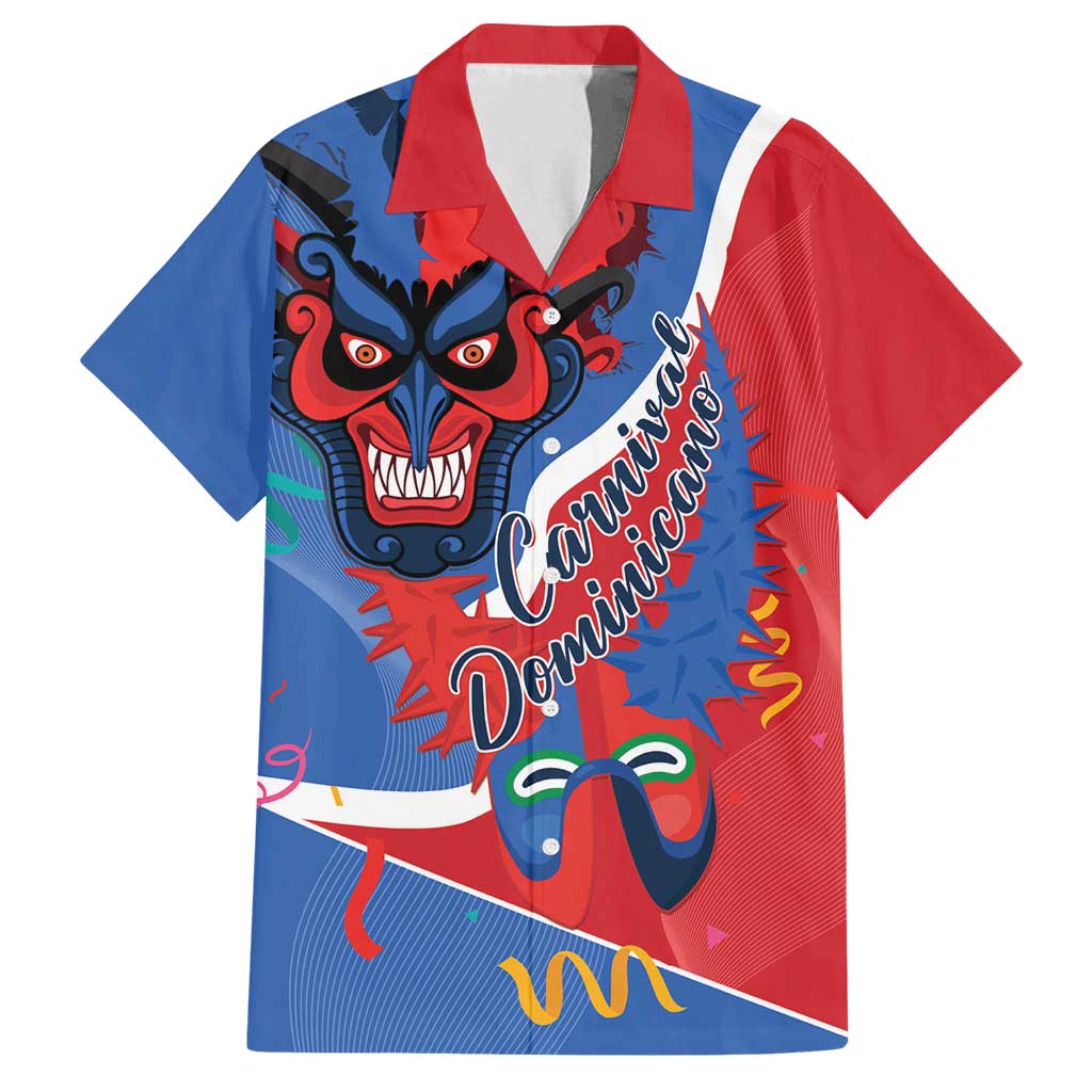 Carnival Dominicano Family Matching Puletasi and Hawaiian Shirt Dominican Republic Diablos Cojuelos Mask