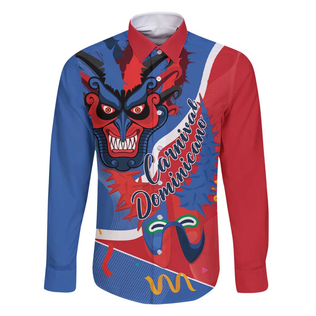 Carnival Dominicano Family Matching Short Sleeve Bodycon Dress and Hawaiian Shirt Dominican Republic Diablos Cojuelos Mask