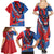 Carnival Dominicano Family Matching Summer Maxi Dress and Hawaiian Shirt Dominican Republic Diablos Cojuelos Mask
