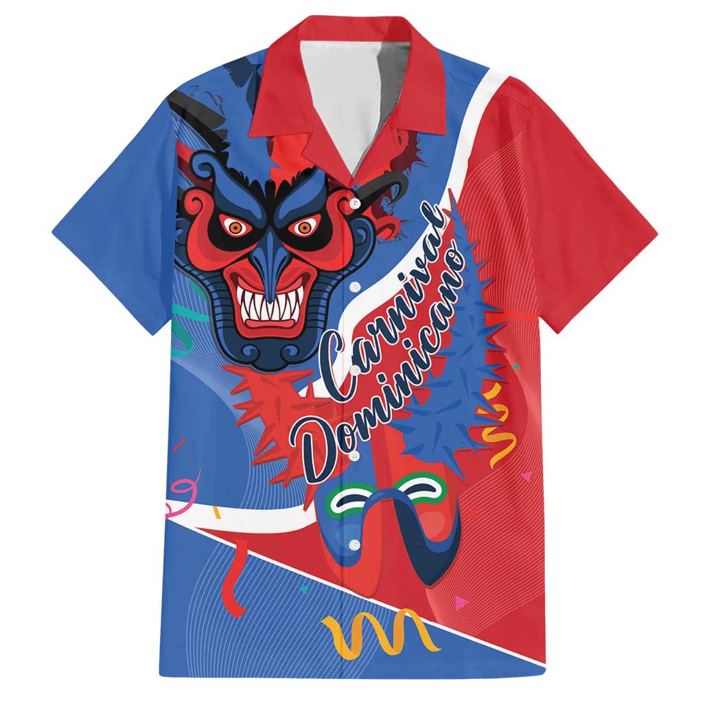 Carnival Dominicano Family Matching Tank Maxi Dress and Hawaiian Shirt Dominican Republic Diablos Cojuelos Mask