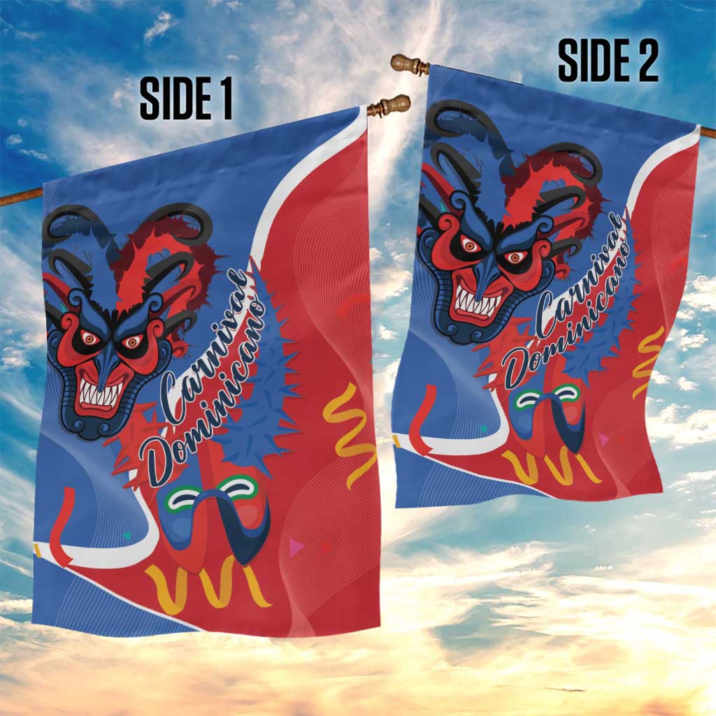 Carnival Dominicano Garden Flag Dominican Republic Diablos Cojuelos Mask