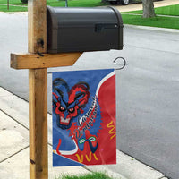 Carnival Dominicano Garden Flag Dominican Republic Diablos Cojuelos Mask