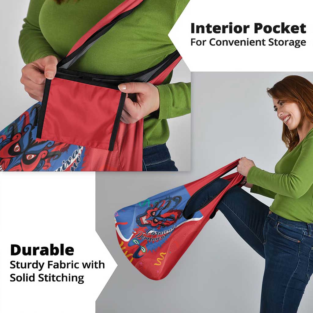 Carnival Dominicano Grocery Bag Dominican Republic Diablos Cojuelos Mask