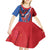 Carnival Dominicano Kid Short Sleeve Dress Dominican Republic Diablos Cojuelos Mask