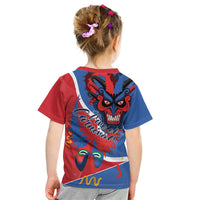 Carnival Dominicano Kid T Shirt Dominican Republic Diablos Cojuelos Mask