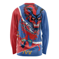 Carnival Dominicano Long Sleeve Shirt Dominican Republic Diablos Cojuelos Mask