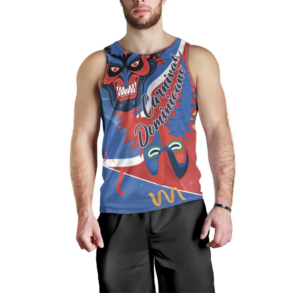 Carnival Dominicano Men Tank Top Dominican Republic Diablos Cojuelos Mask