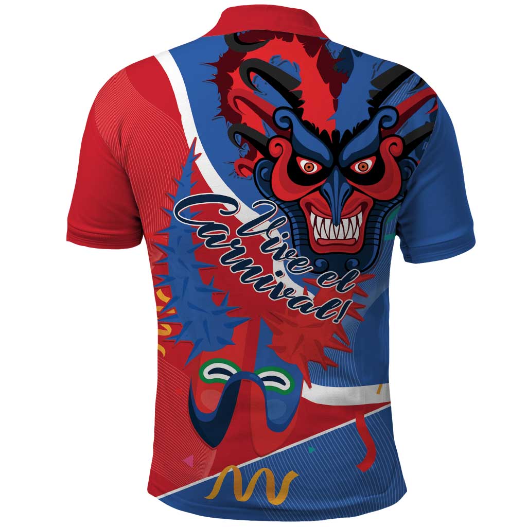 Carnival Dominicano Polo Shirt Dominican Republic Diablos Cojuelos Mask