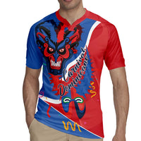 Carnival Dominicano Rugby Jersey Dominican Republic Diablos Cojuelos Mask