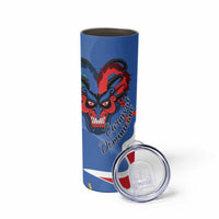 Carnival Dominicano Skinny Tumbler Dominican Republic Diablos Cojuelos Mask