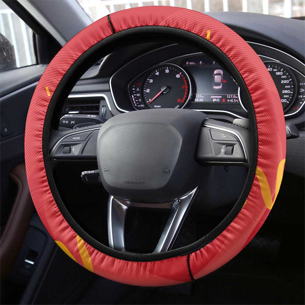 Carnival Dominicano Steering Wheel Cover Dominican Republic Diablos Cojuelos Mask