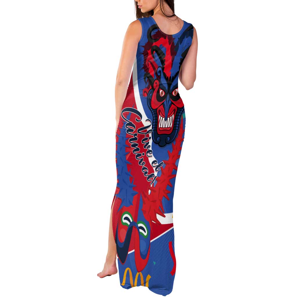 Carnival Dominicano Tank Maxi Dress Dominican Republic Diablos Cojuelos Mask