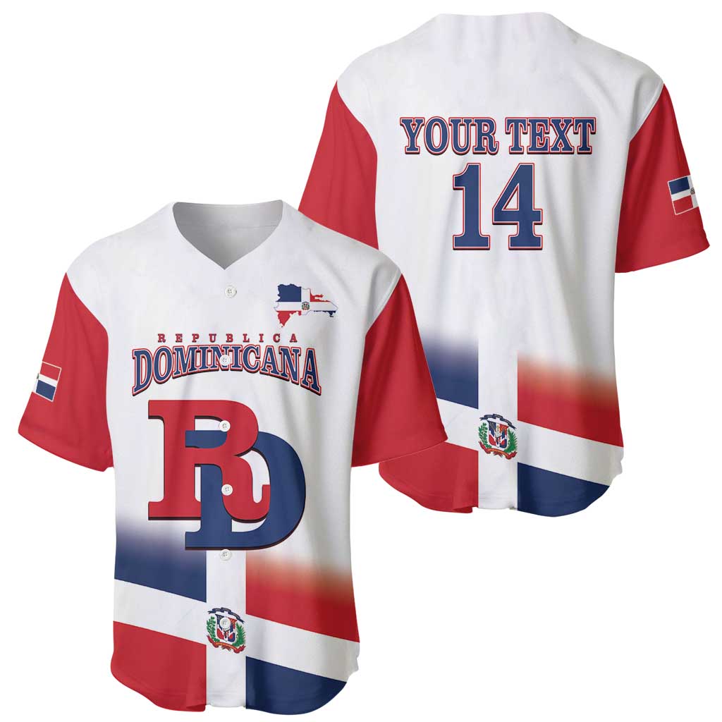 Custom Dominican Republic 2025 Baseball Baseball Jersey Go Champions Flag Style