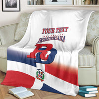 Custom Dominican Republic 2025 Baseball Blanket Go Champions Flag Style