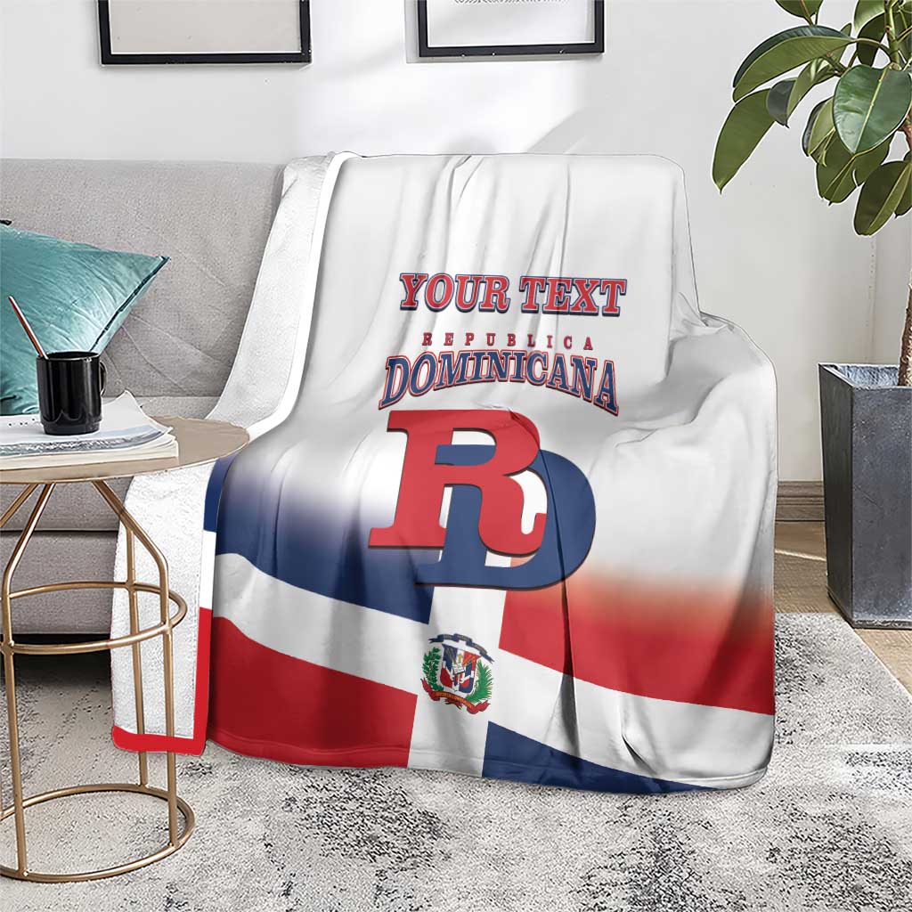 Custom Dominican Republic 2025 Baseball Blanket Go Champions Flag Style