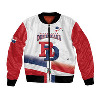 Custom Dominican Republic 2025 Baseball Bomber Jacket Go Champions Flag Style