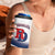 Custom Dominican Republic 2025 Baseball 4 in 1 Can Cooler Tumbler Go Champions Flag Style