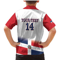 Custom Dominican Republic 2025 Baseball Family Matching Mermaid Dress and Hawaiian Shirt Go Champions Flag Style