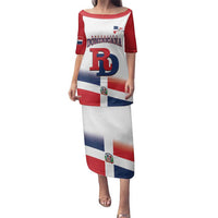 Custom Dominican Republic 2025 Baseball Family Matching Puletasi and Hawaiian Shirt Go Champions Flag Style