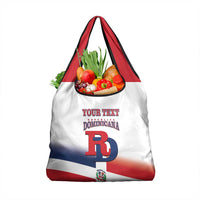 Custom Dominican Republic 2025 Baseball Grocery Bag Go Champions Flag Style