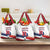 Custom Dominican Republic 2025 Baseball Grocery Bag Go Champions Flag Style