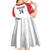 Custom Dominican Republic 2025 Baseball Kid Short Sleeve Dress Go Champions Flag Style
