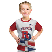 Custom Dominican Republic 2025 Baseball Kid T Shirt Go Champions Flag Style