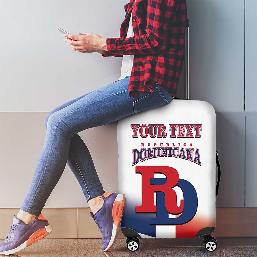 Custom Dominican Republic 2025 Baseball Luggage Cover Go Champions Flag Style