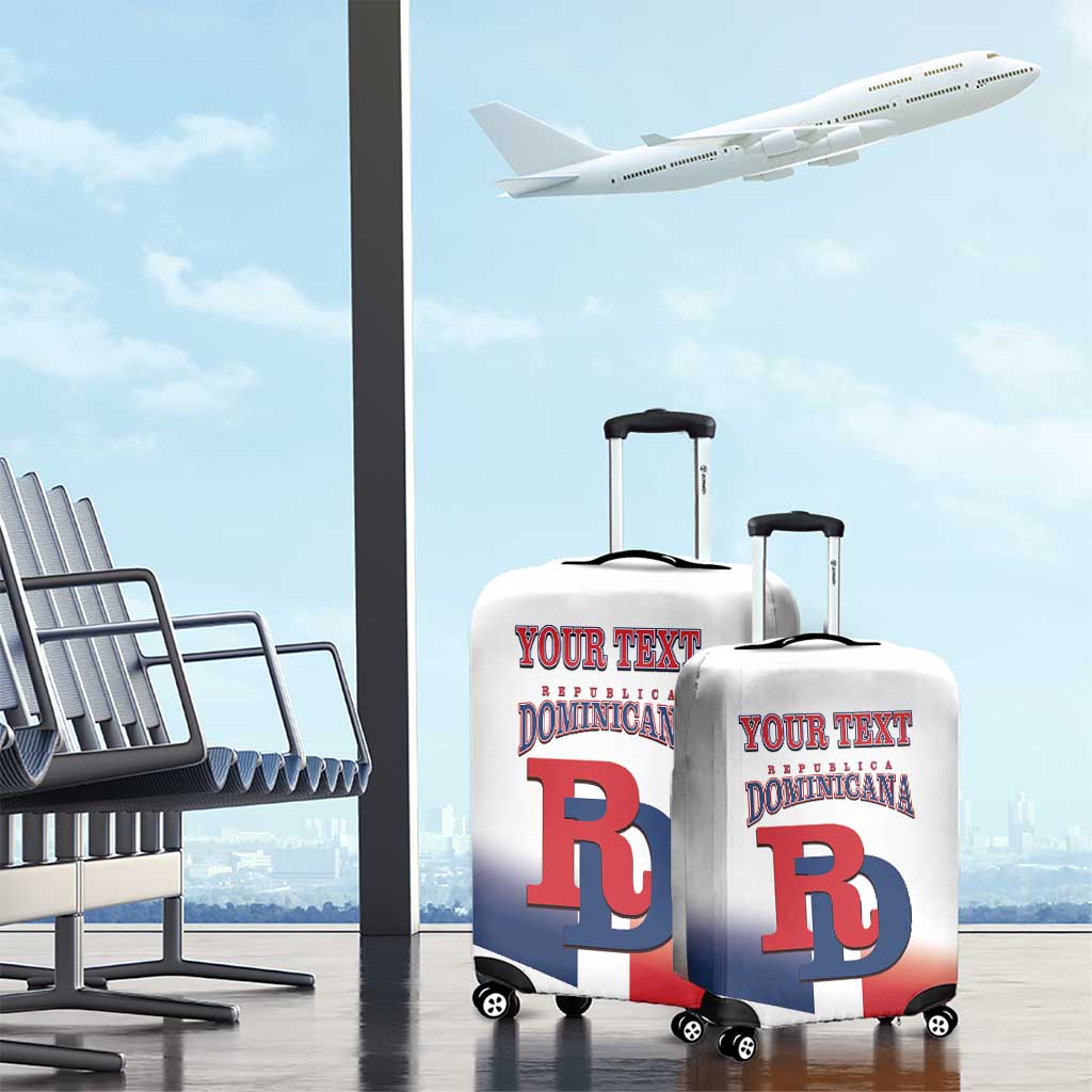 Custom Dominican Republic 2025 Baseball Luggage Cover Go Champions Flag Style