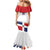 Custom Dominican Republic 2025 Baseball Mermaid Dress Go Champions Flag Style