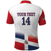 Custom Dominican Republic 2025 Baseball Polo Shirt Go Champions Flag Style