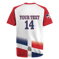 Custom Dominican Republic 2025 Baseball Rugby Jersey Go Champions Flag Style